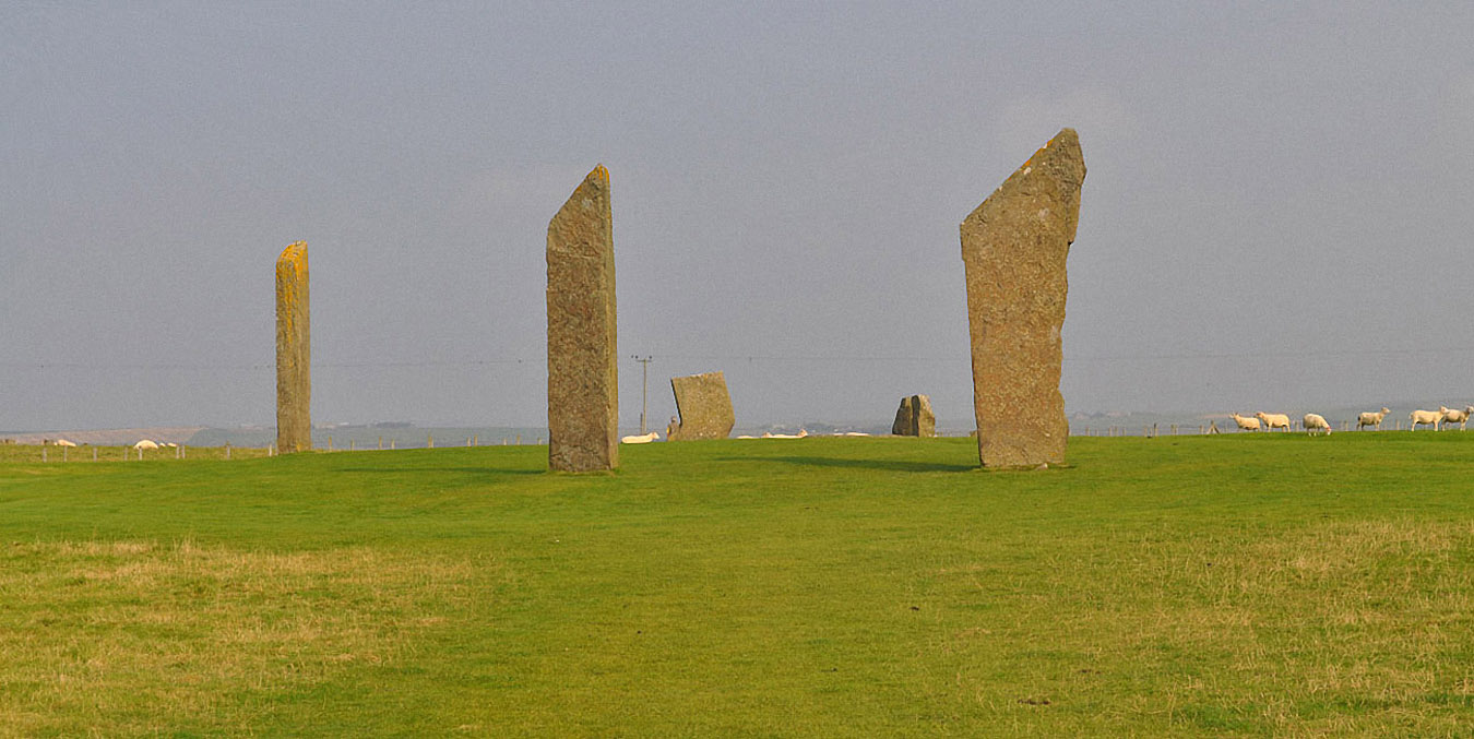 Orcades : le cercle de pierres levées de Stenness